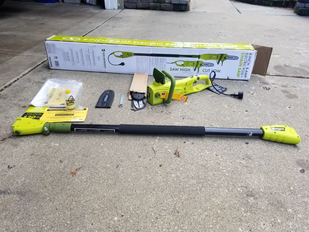 Sunjob electric pole chainsaw