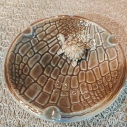 VINTAGE WADE POTTERY TORTOISE ASH TRAY/BOWL 