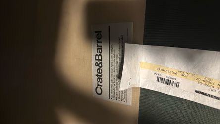 Crate and barrel sofa