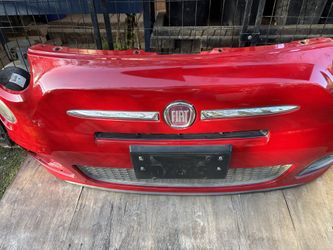 Fiat (contact info removed) Red Front Bumper ABARTh OEM 