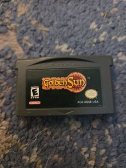 Golden Sun Game Boy Advance Cartridge