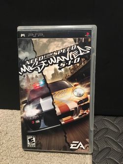 Need for speed most wanted 5.1.0 Psp