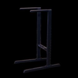 Body-Solid (GDIP59B) Dip Station - Heavy-Duty Steel Dip Bars with Slip-Proof Grips - Adjustable & Stable Pull-Up Stand for Strength Training - Powder 