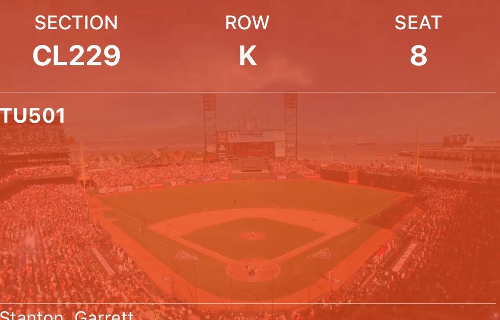 Giants Club Tickets (3)