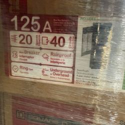 Square D Electrical Panel 125 Amperage