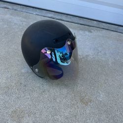 Black Motorcycle Helmet