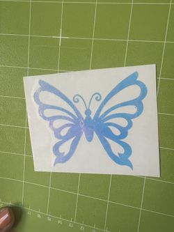Holographic Butterfly Decal