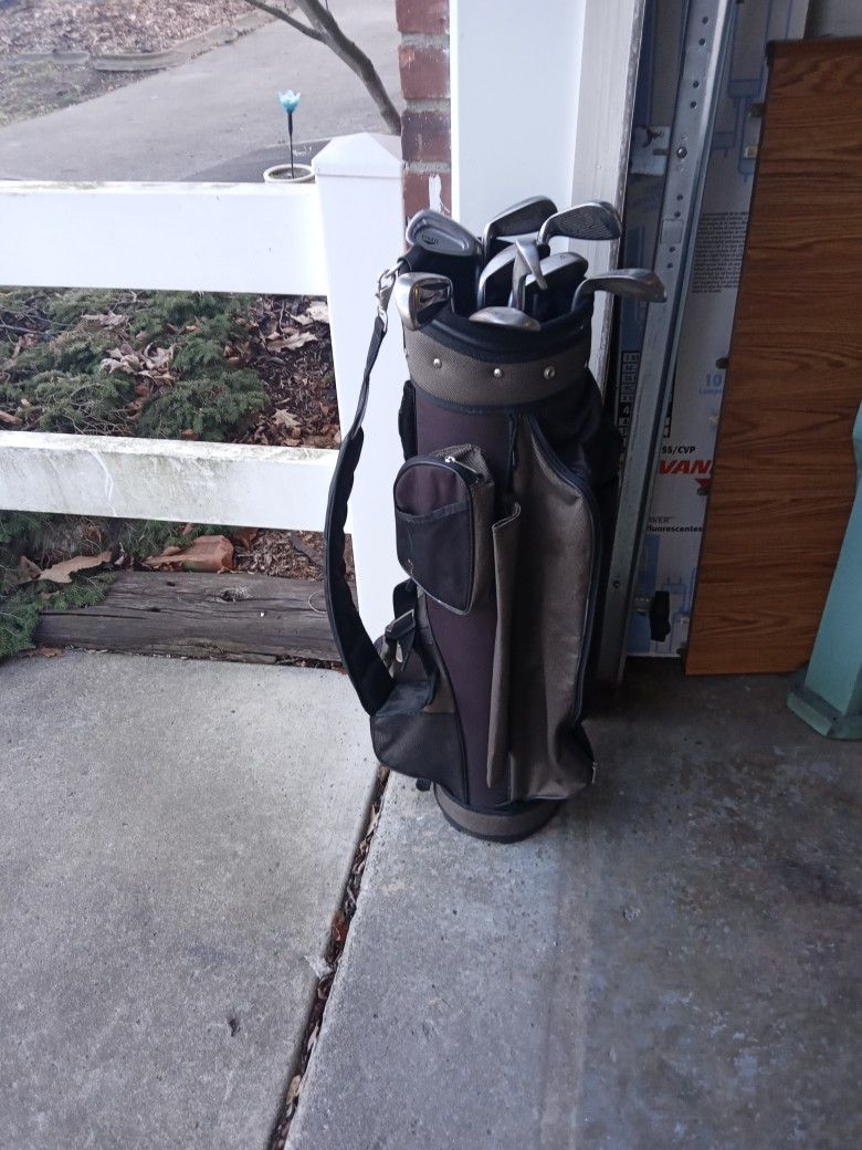 Players Only Golf Bag And Clubs 