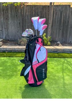 Aspire XD1 Ladies Pink Golf Club Set - Right Handed Petite Size -1"