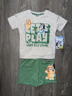 Disney bluey set size 3t and 4t