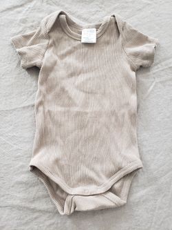 Mebie Baby Organic Cotton Bodysuit - 6-12m
