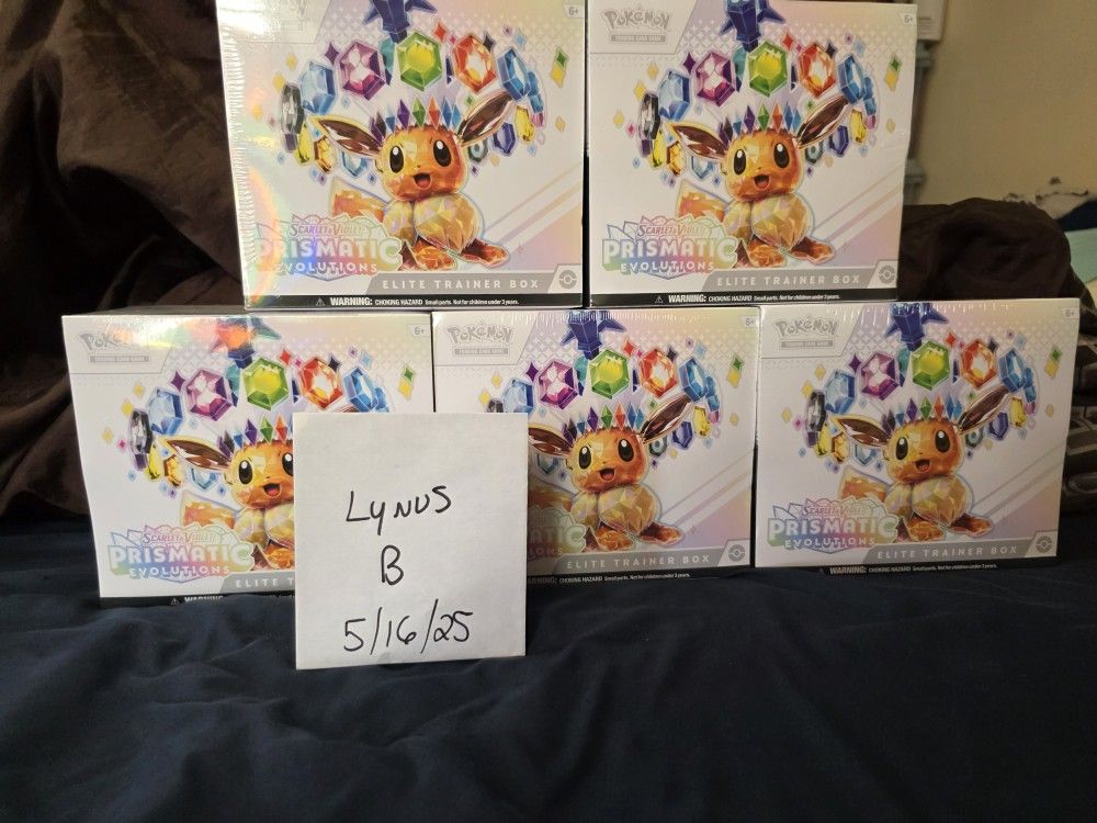 Pokemon Prismatic Evolutions Etb