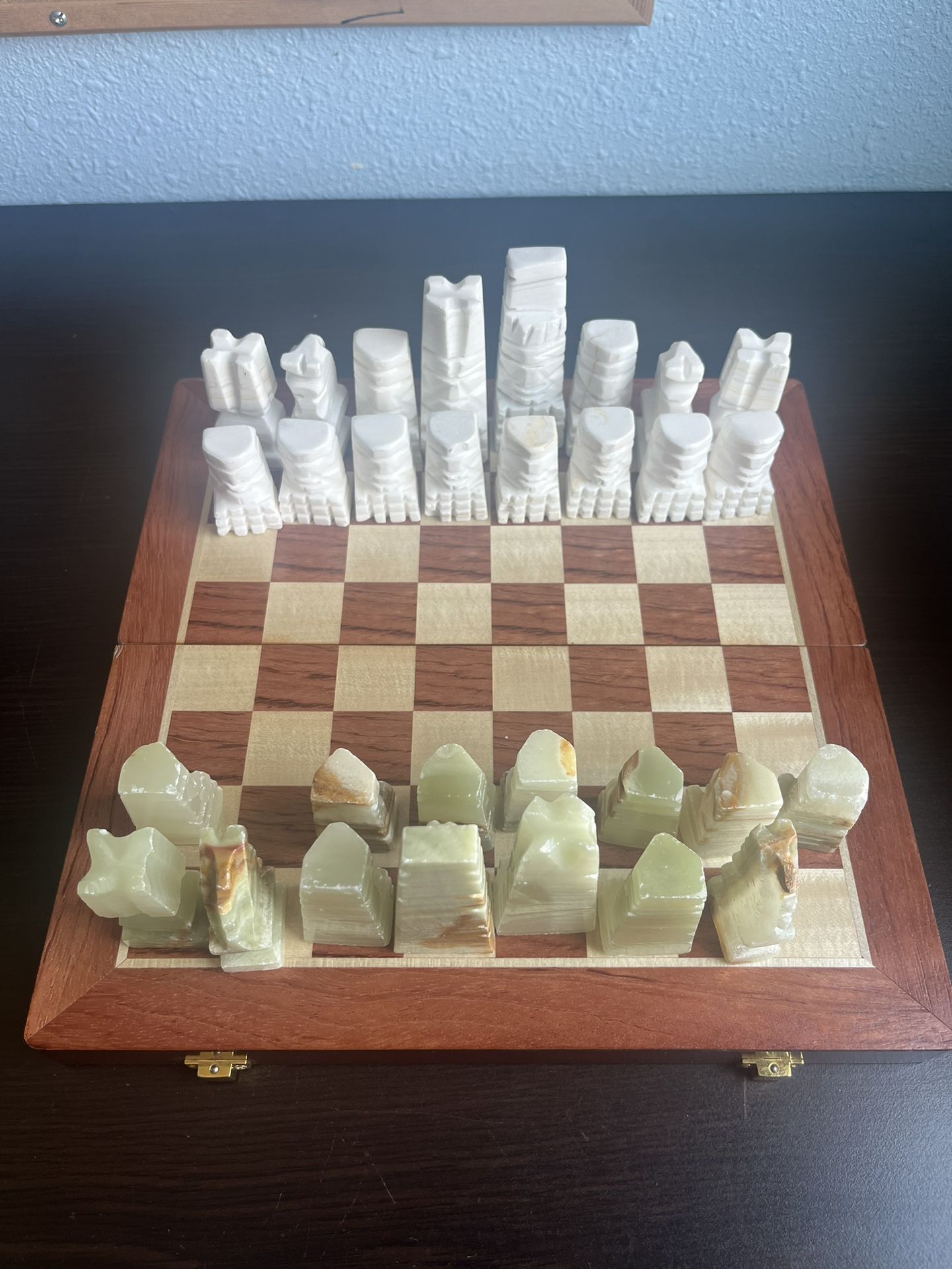 Hand Made Rock Chess Set