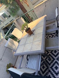 Patio table