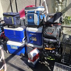 LARGE ASSORTMENT COOLERS $5 ,,TO $29