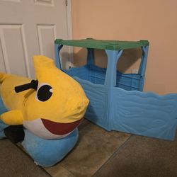 Ride On Baby Shark With Storage Box