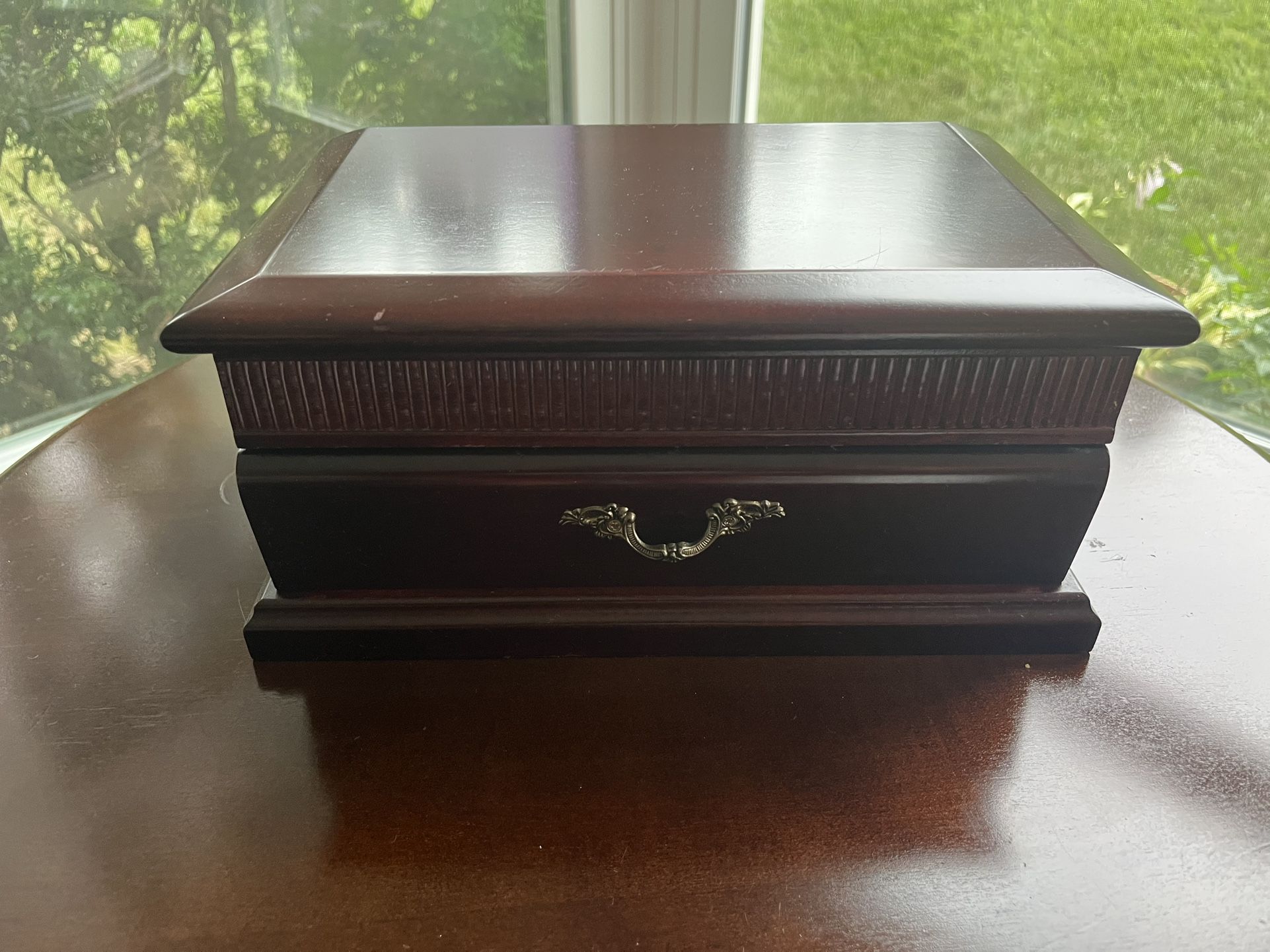 Real Hardwood Jewelry Box / Chest