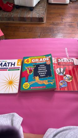 4th Grade Workbook Bundle – Set of 3