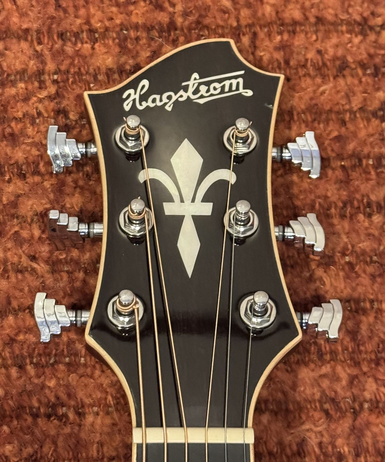 Trade For Bass Guitar HAGSTROM ORSA SERIES GRAND AUDITORIUM ACOUSTIC ELECTRIC GUITAR