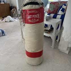 Last Punch Punching Bag