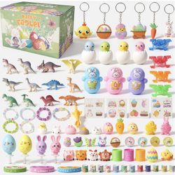 Easter egg fillers, 214 pcs easter basket stuffers for toddler, easter gifts for girls boys easter eggs stuffers
