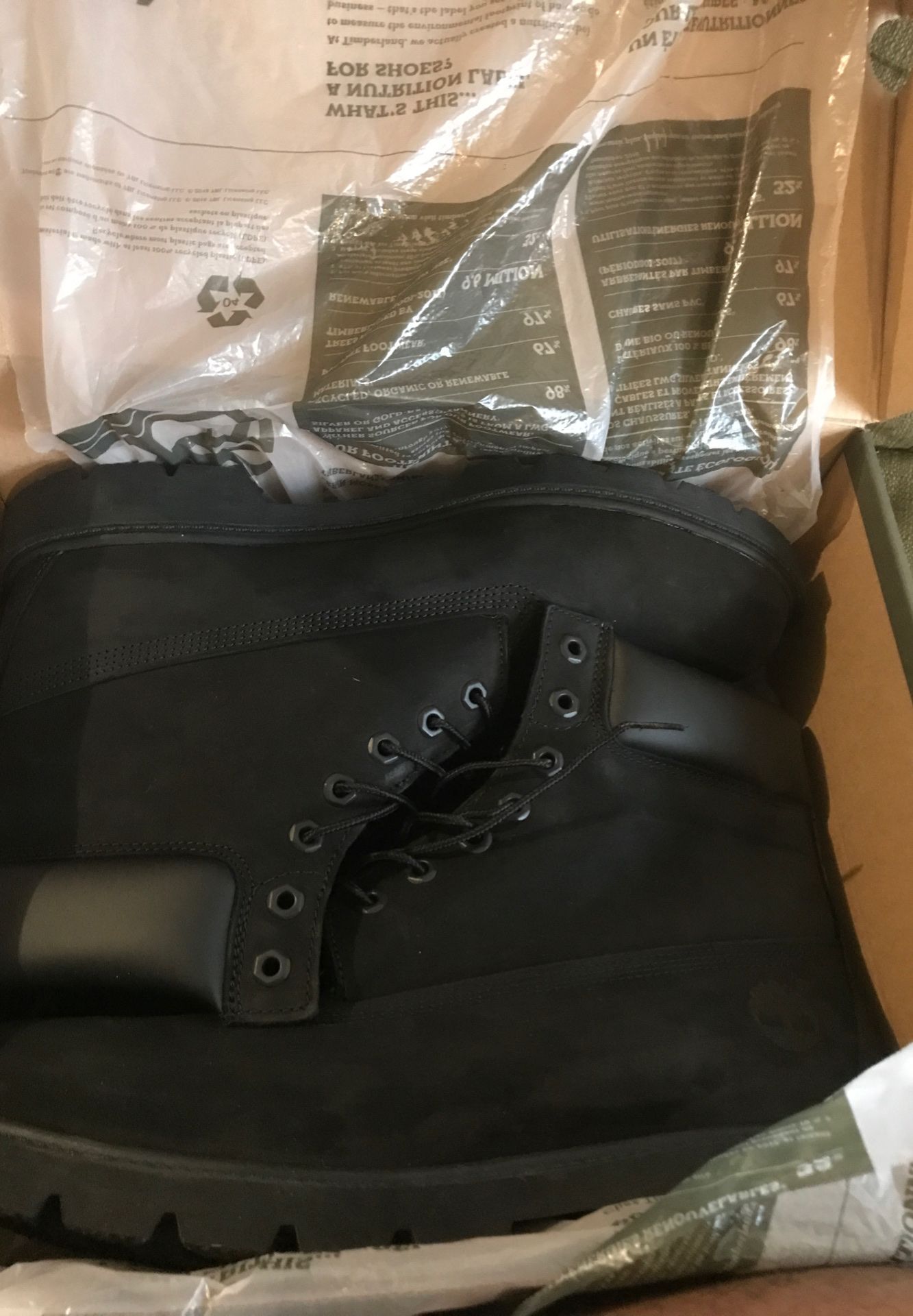 Timberlands boots men size 12