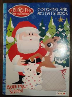 New Rudolph Coloring And Activity Book