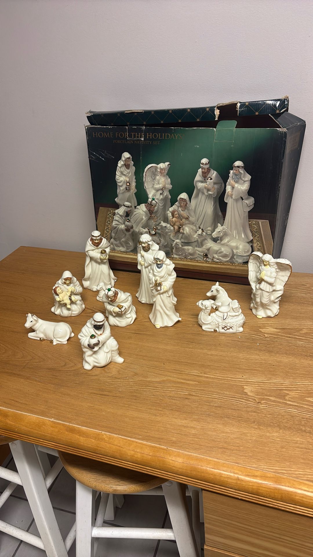 Christmas Nativity Set. 