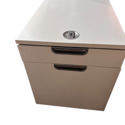 Ikea white Galant drawer unit File cabinet