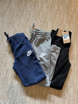 3 Pairs of Nike Kids Joggers, Size Medium M