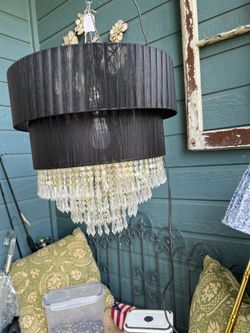 Black chandelier