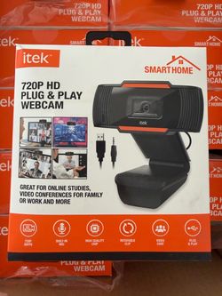 Brand New - Set of 12 - iTek Smart Home HD 720P Plug and Play Webcam