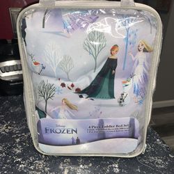 NEW In Package Frozen Toddler Bed Sheet Set