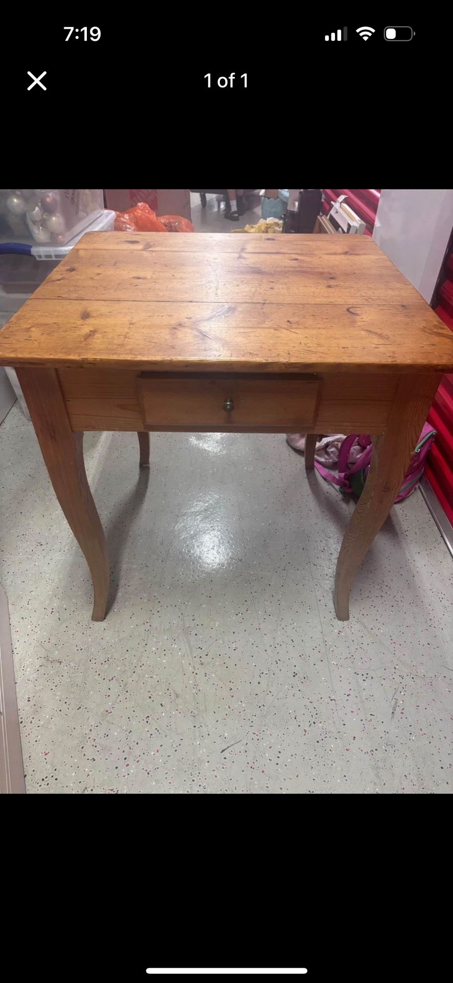 Antique Wood Table