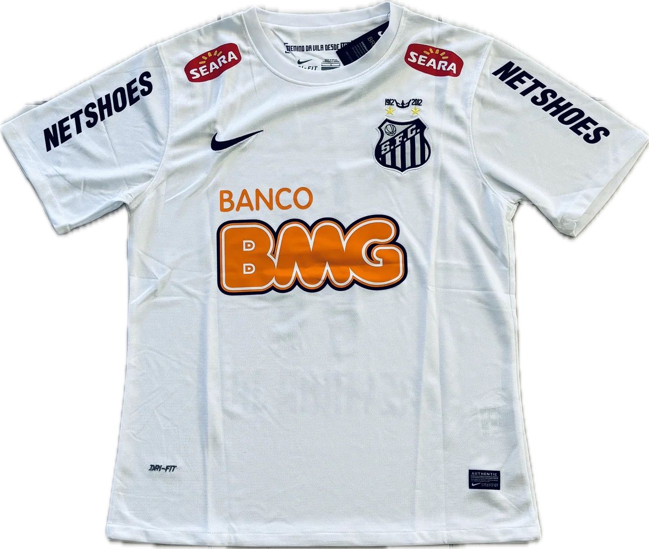 Neymar JR 11 Nike Santos FC Soccer Jersey