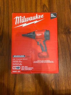 New Milwaukee M18 brushless Precision Blower (0887-20) tool only