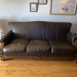 Ashley Furniture Leather Sofa