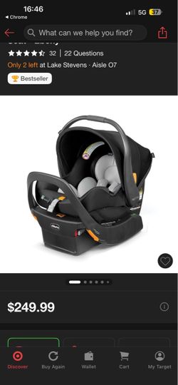 Chicco infant car seat