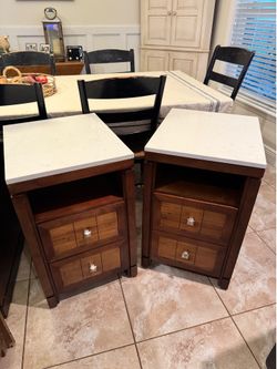 Narrow Mark David nightstands
