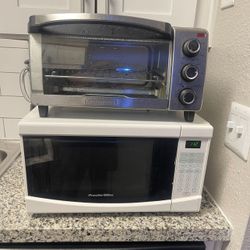 Microwave And Toaster Oven $80