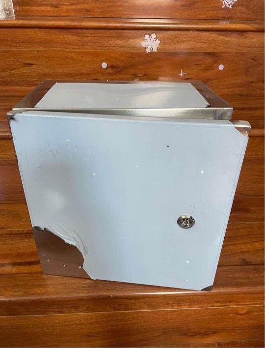 NEW 12” x 12” x 8” Steel Outdoor/Indoor Electrical Junction Box, Waterproof