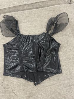 Black Stretchy Corset adult small