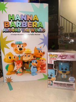 Hanna-Barbera Around the World book and exclusive Huckleberry Hound Funko