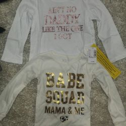 New 12 months long sleeve shirts