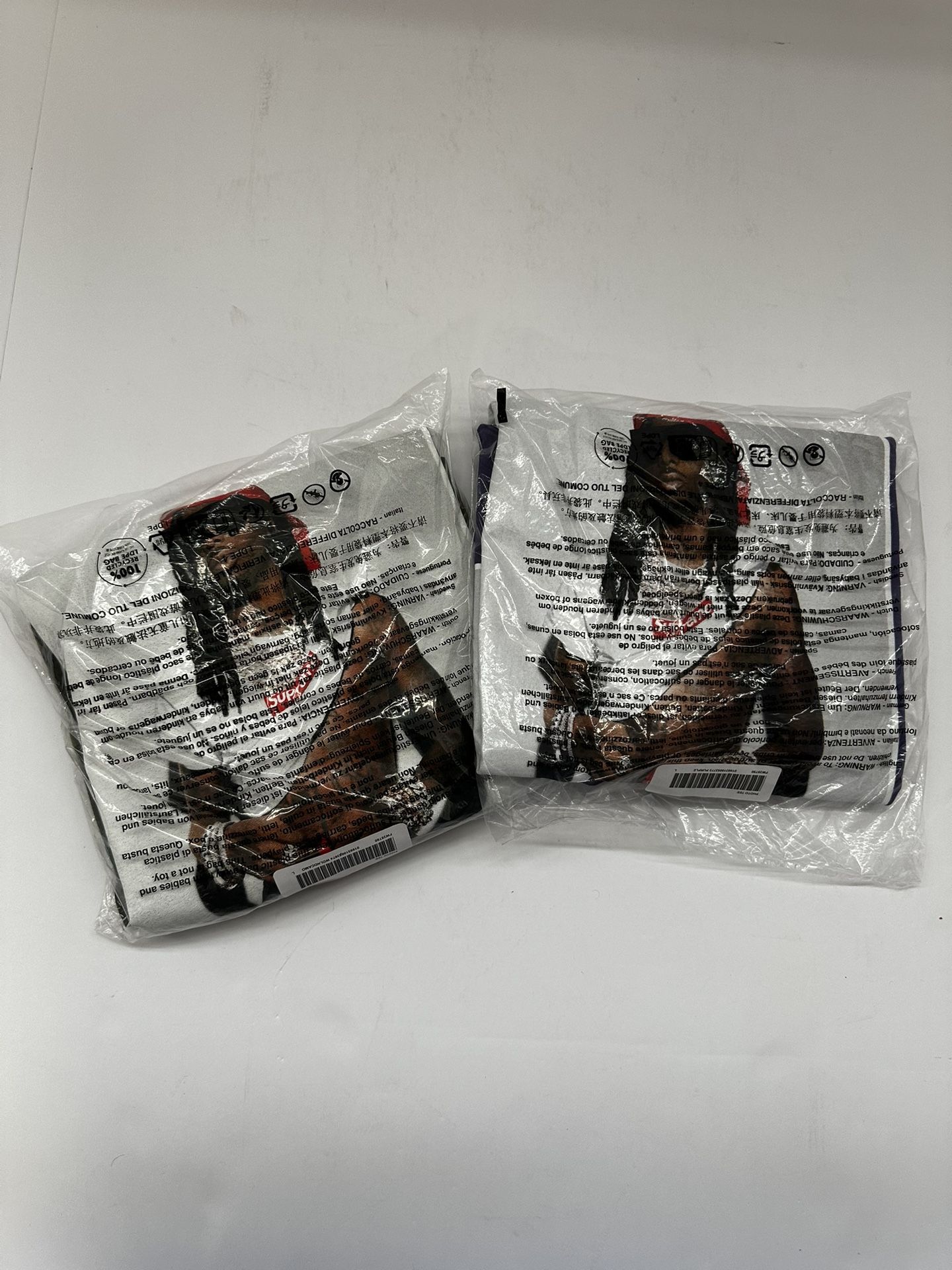 BRAND NEW SUPREME PLAYBOI CARTI TEES FOR SALE!!! PURPLE & CAMO SIZE LARGE $90