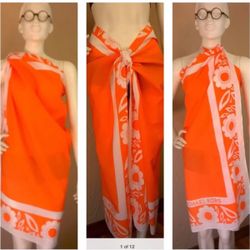 Brand New Michael Kors Island Hawaii Wrap/Sarong with matching bag. 