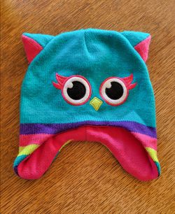 🦉 Cute Owl Winter Hat for Kids – Fleece Lined with Ear Flaps 🦉
