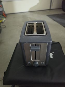2-Slice Toaster Gray Stainless Steel