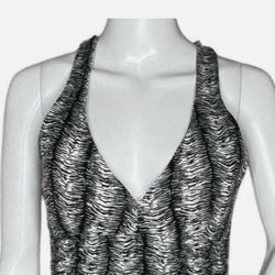 Tommy Bahama Black And White Print Dress - XS - New Without Tags