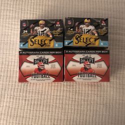 2020 Panini Select and 2021 NFL Draft Leaf